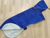 dog-raincoat Hood lined azur 65 cm